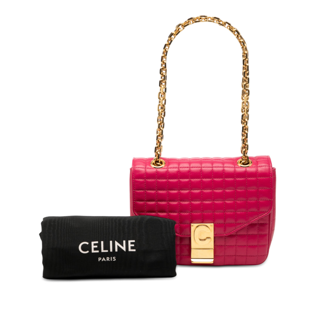 Celine Small Matelassé Cuir de veau C Sac