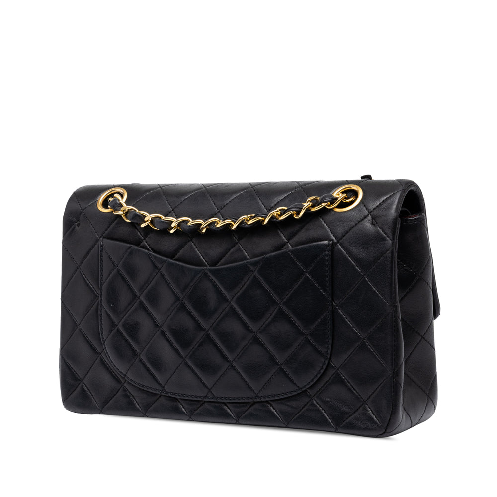 Chanel Sac porté épaule Classic Double rabat Petit Cuir d'agneau Noir – vue 2 – GABY PARIS