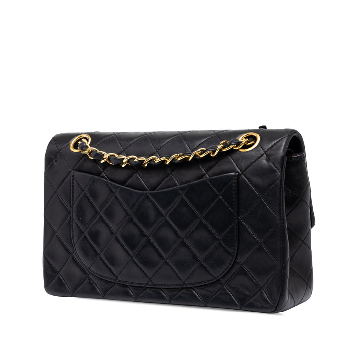 Chanel Sac porté épaule Classic Double rabat Petit Cuir d'agneau Noir – vue 2 – GABY PARIS