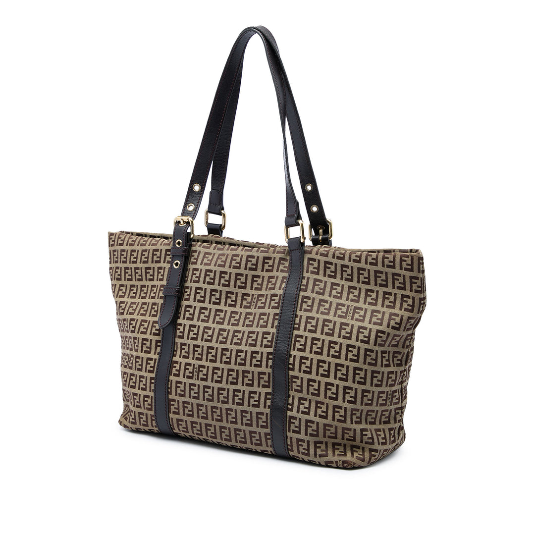 Fendi Cabas Zucchino Superstar Beige – vue 2 – GABY PARIS
