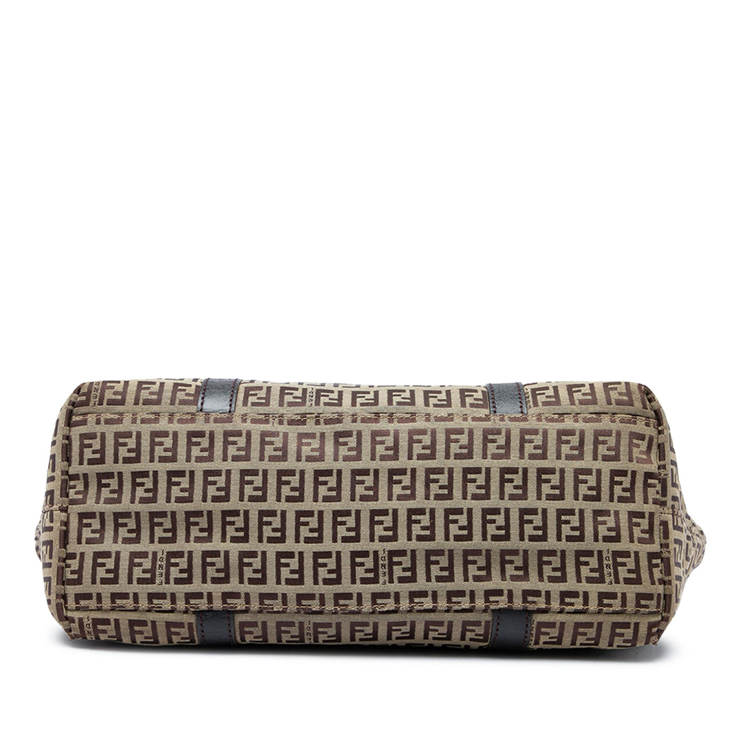 Fendi Cabas Zucchino Superstar Beige – vue 3 – GABY PARIS