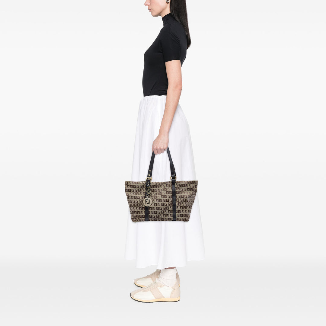 Fendi Cabas Zucchino Superstar Beige – vue 5 – GABY PARIS