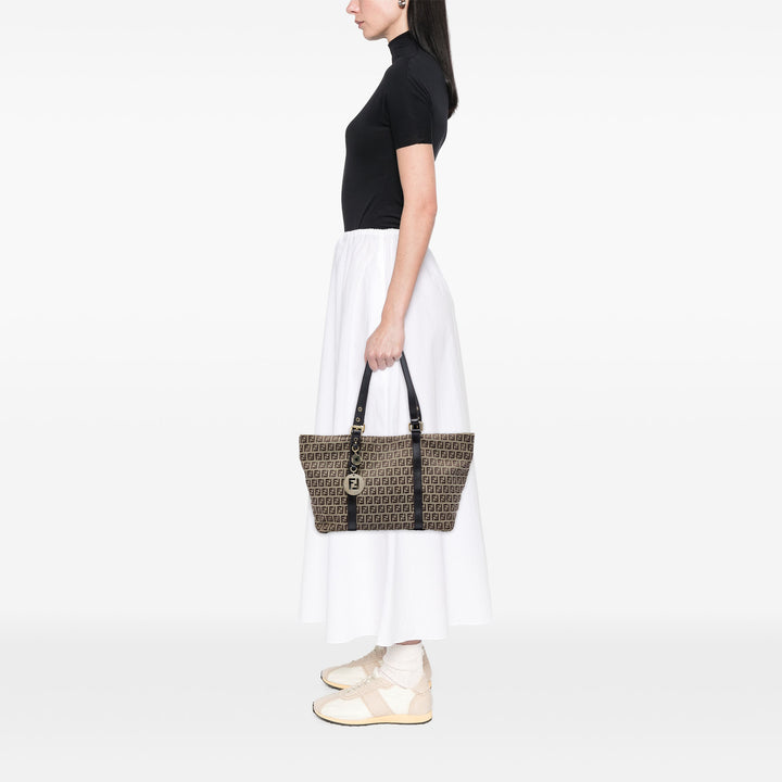 Fendi Cabas Zucchino Superstar Beige – vue 5 – GABY PARIS