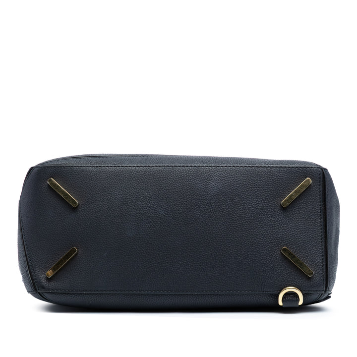 LOEWE Medium Cuir de veau Puzzle Sac cartable Noir – GABY PARIS Authentique