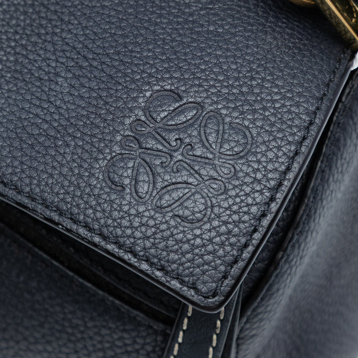 LOEWE Medium Cuir de veau Puzzle Sac cartable Noir – GABY PARIS Authentique