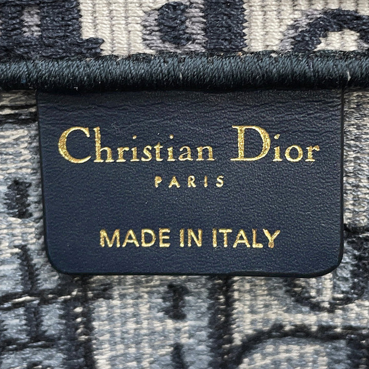 Dior Large Oblique brodé Toile Book Cabas