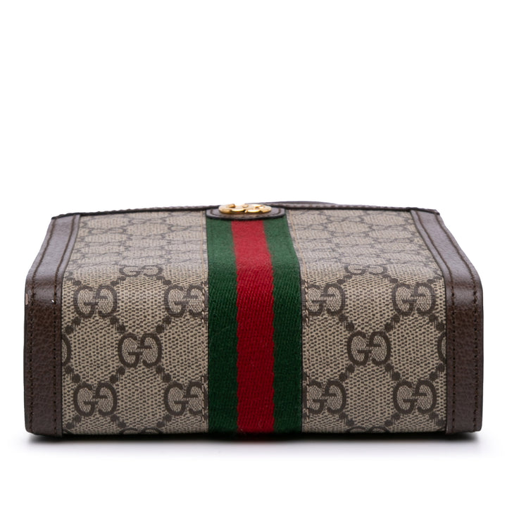 Gucci Mini GG Supreme Ophidia Web Sac cartable Marron – GABY PARIS Authentique