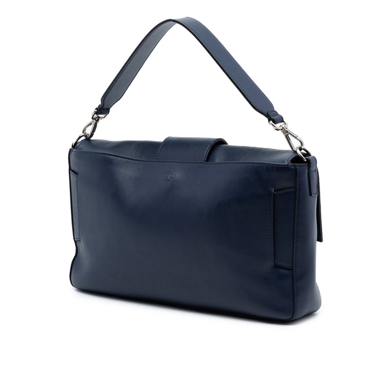 Fendi Large Zucca embossé Cuir Convertible Sac ceintureuette