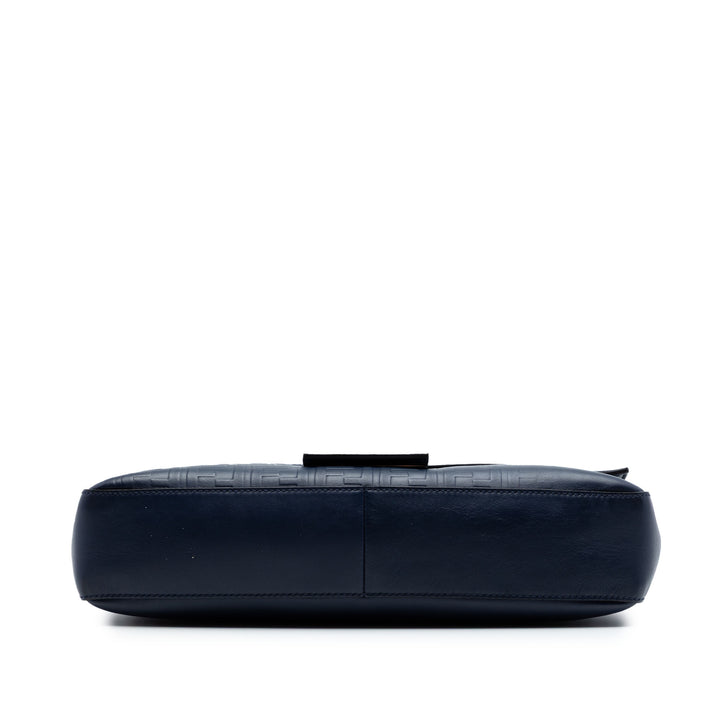 Fendi Large Zucca embossé Cuir Convertible Sac ceintureuette