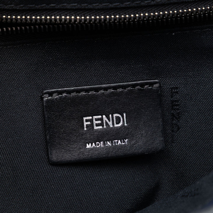 Fendi Large Zucca embossé Cuir Convertible Sac ceintureuette