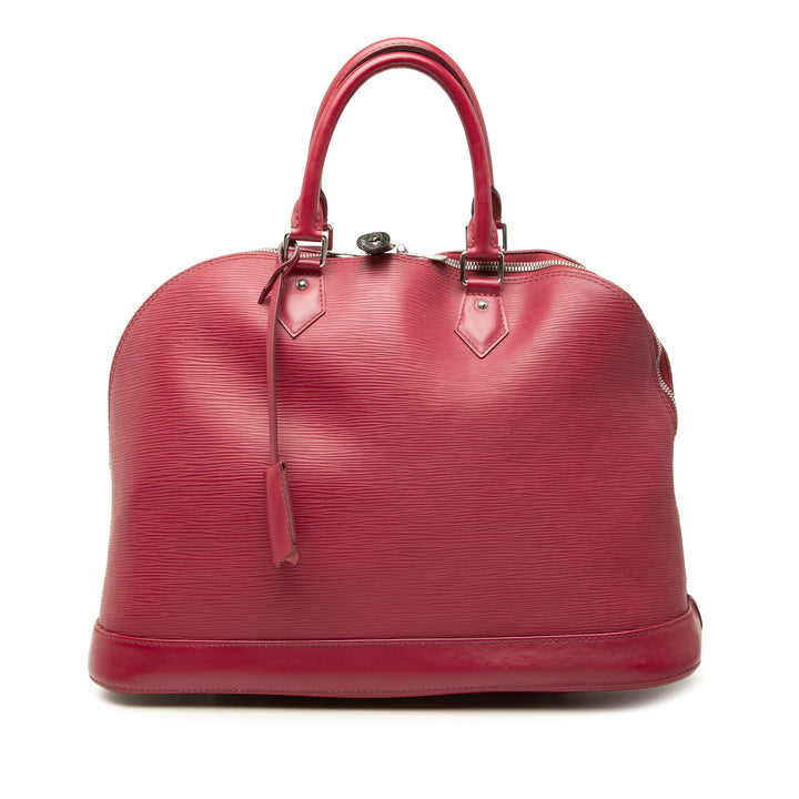 Louis Vuitton Alma GM Épi Rose – vue principale – GABY PARIS