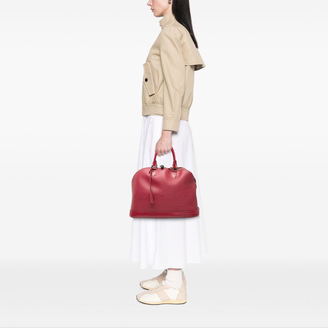 Louis Vuitton Alma GM Épi Rose – vue 6 – GABY PARIS