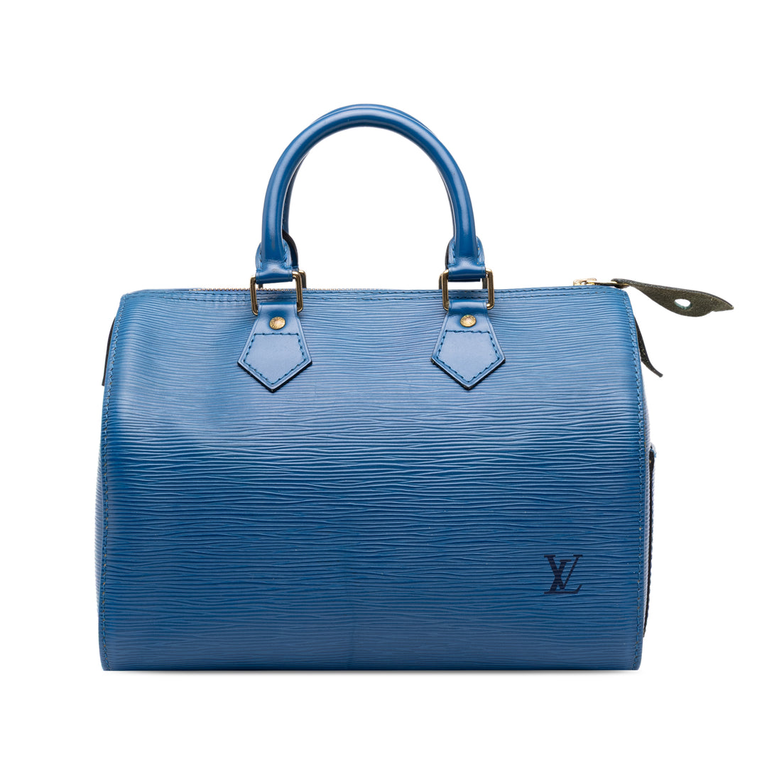 Louis Vuitton Speedy 25 Épi Bleu – vue principale – GABY PARIS
