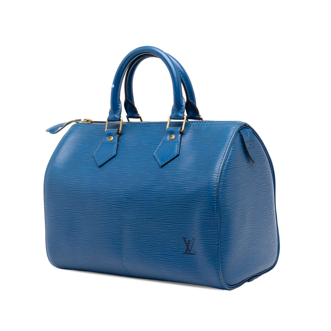 Louis Vuitton Speedy 25 Épi Bleu – vue 2 – GABY PARIS