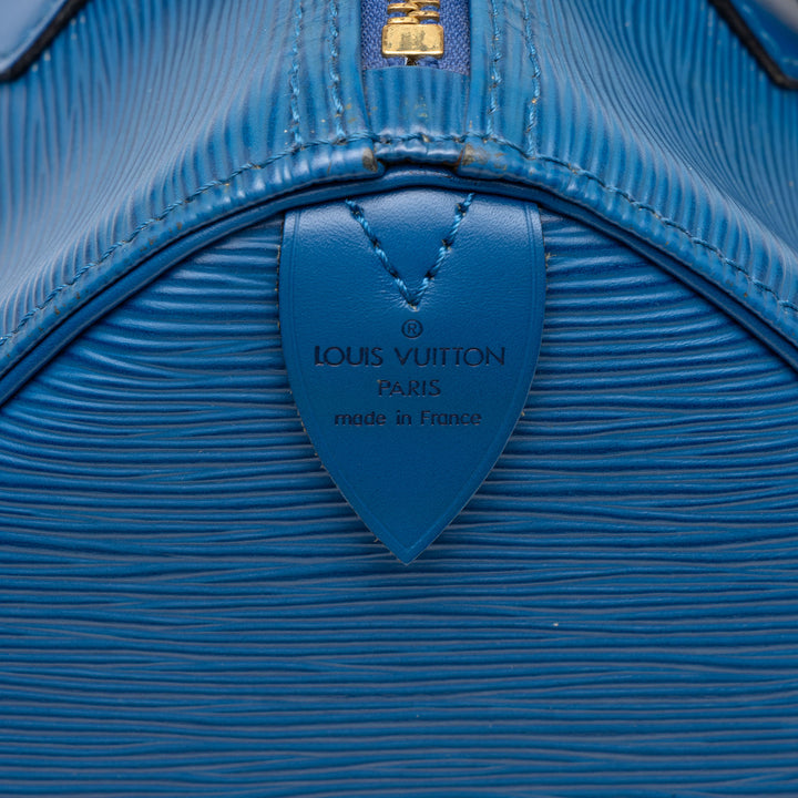 Louis Vuitton Speedy 25 Épi Bleu – vue 5 – GABY PARIS