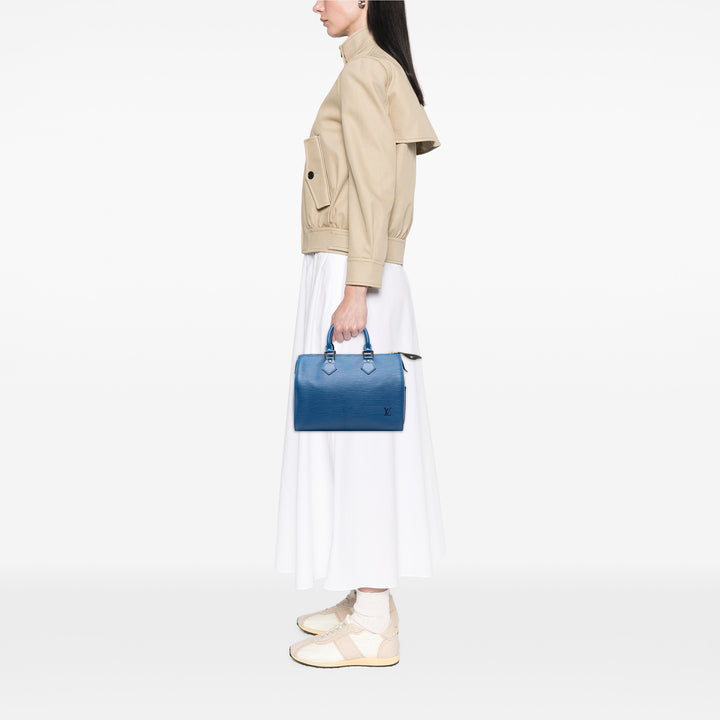 Louis Vuitton Speedy 25 Épi Bleu – vue 6 – GABY PARIS