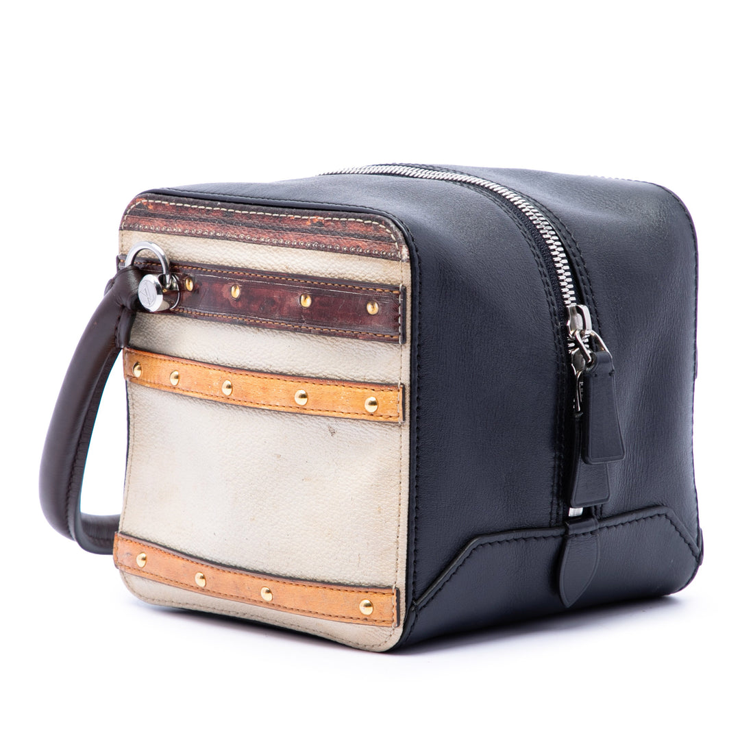 Louis Vuitton Sac à main Transformed Time Trunk Carré Marron – vue 2 – GABY PARIS