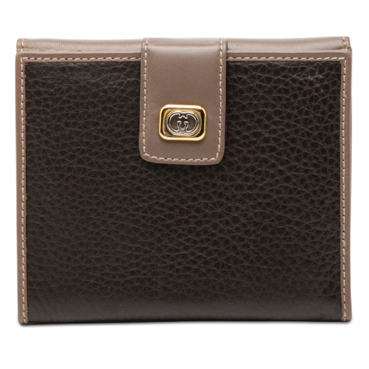 Gucci Bicolor Cuir de veau Interlocking G Small Portefeuille
