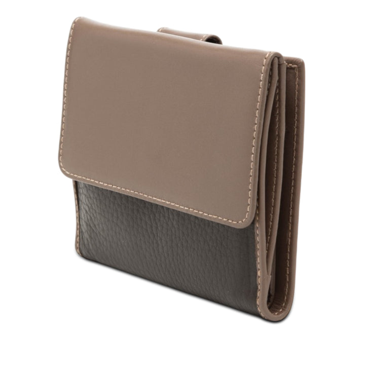 Gucci Bicolor Cuir de veau Interlocking G Small Portefeuille