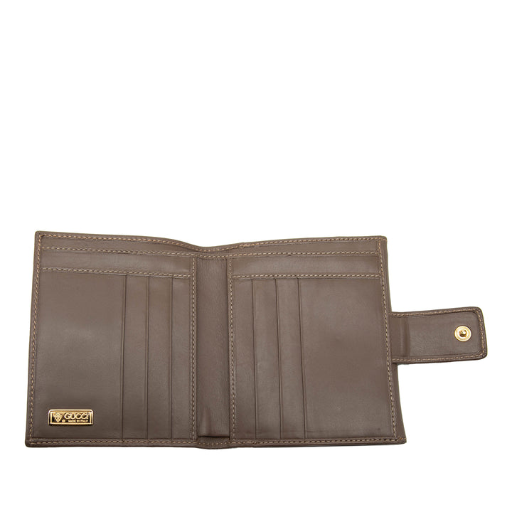 Gucci Bicolor Cuir de veau Interlocking G Small Portefeuille