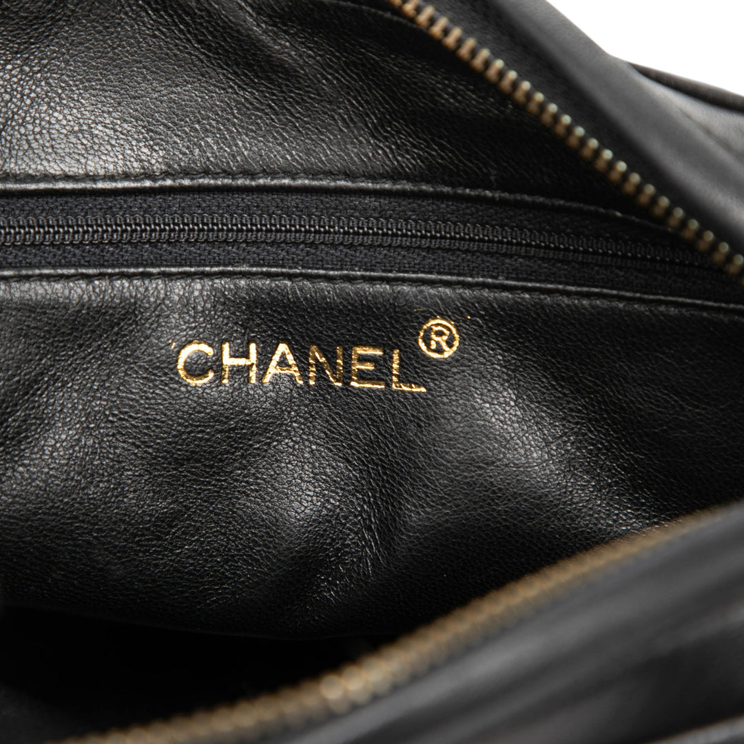 Chanel Mini CC Matelassé Cuir d’agneau Pompon Sac caméra