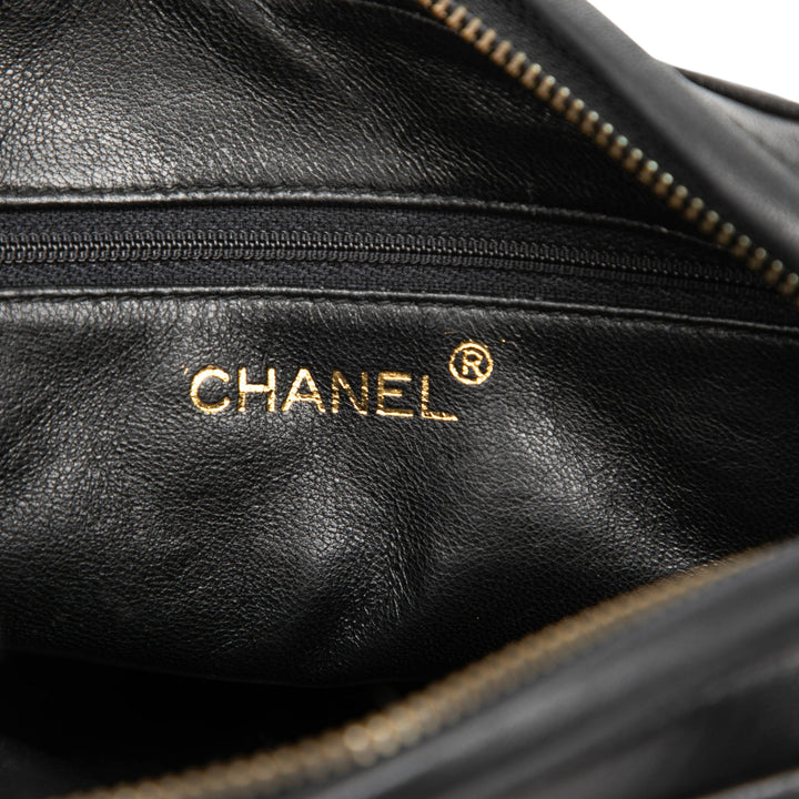 Chanel Mini CC Matelassé Cuir d’agneau Pompon Sac caméra