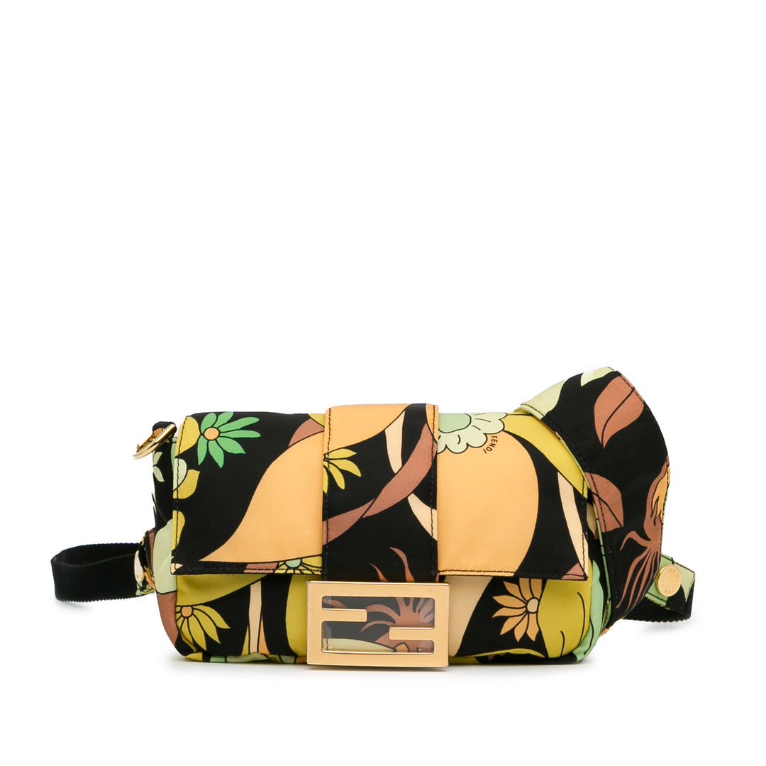 Floral Convertible Baguette Green - Gaby Paris