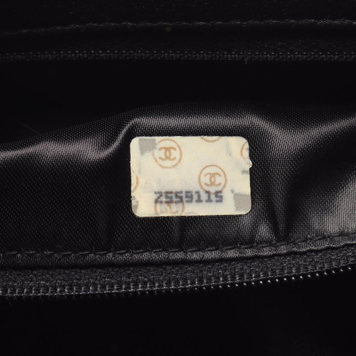 Medium CC Quilted Lambskin Tassel Camera Bag Black - Gaby Paris