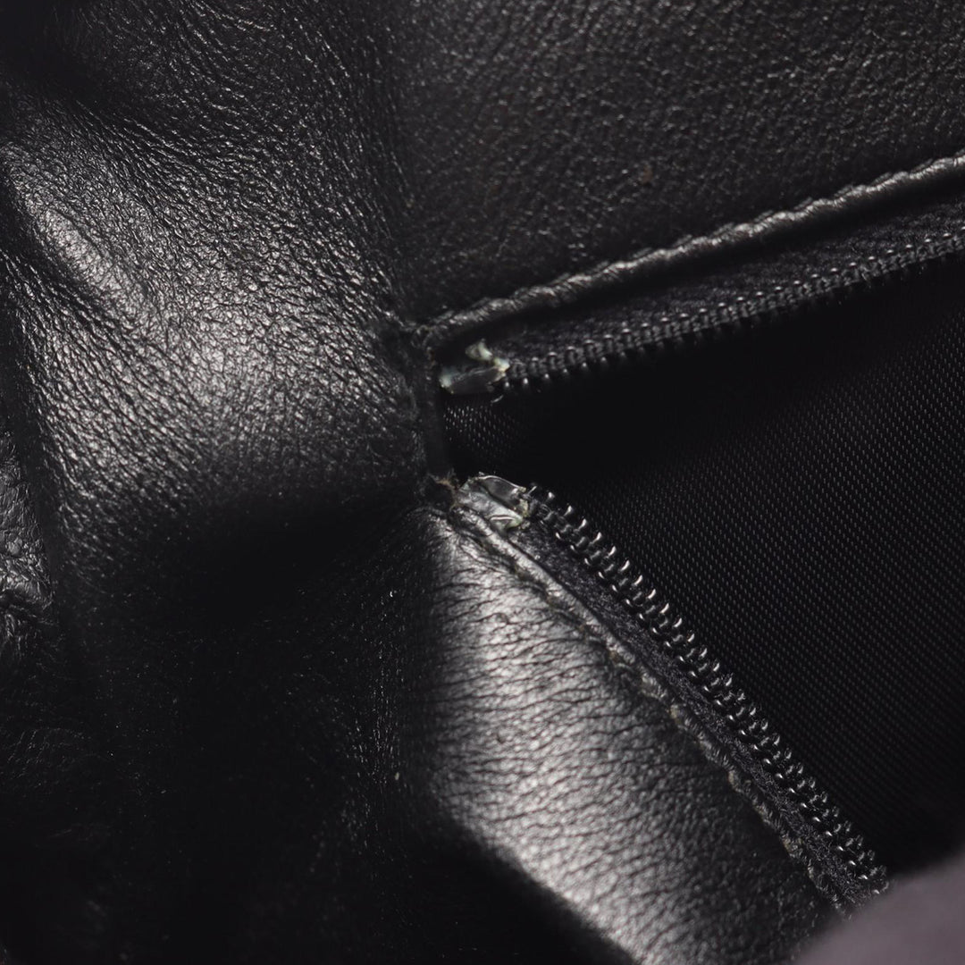 Medium CC Quilted Lambskin Tassel Camera Bag Black - Gaby Paris