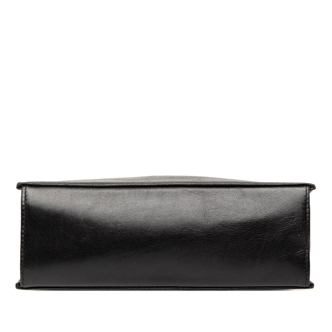 Gucci Cuir Cristal Embellished Frame Pochette