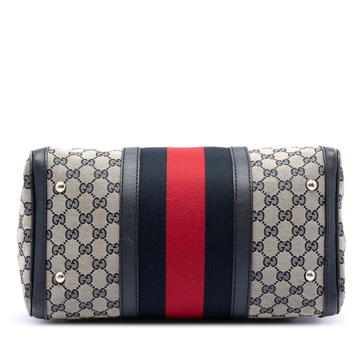 Gucci GG Web Joy Boston Sac Moyen Toile