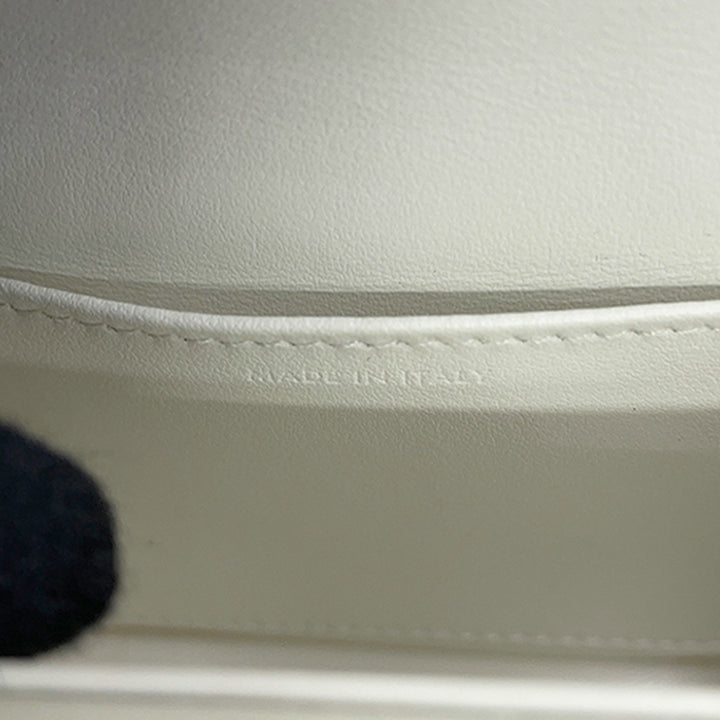Celine Claude Sac Mini Cuir de veau Blanc – vue 6 – GABY PARIS