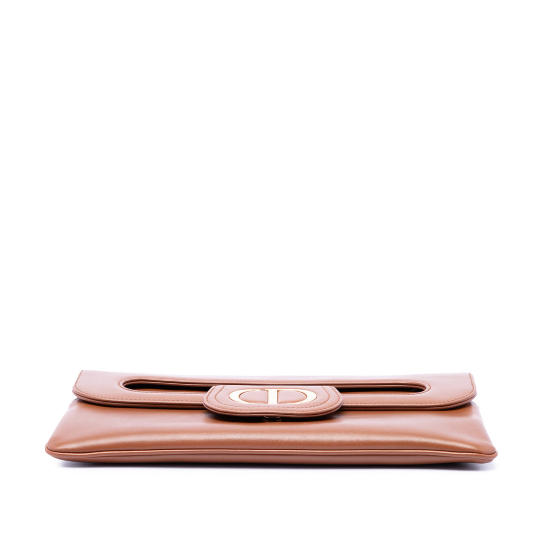 Dior Medium Cuir de veau DiorDouble Sac à chaîne