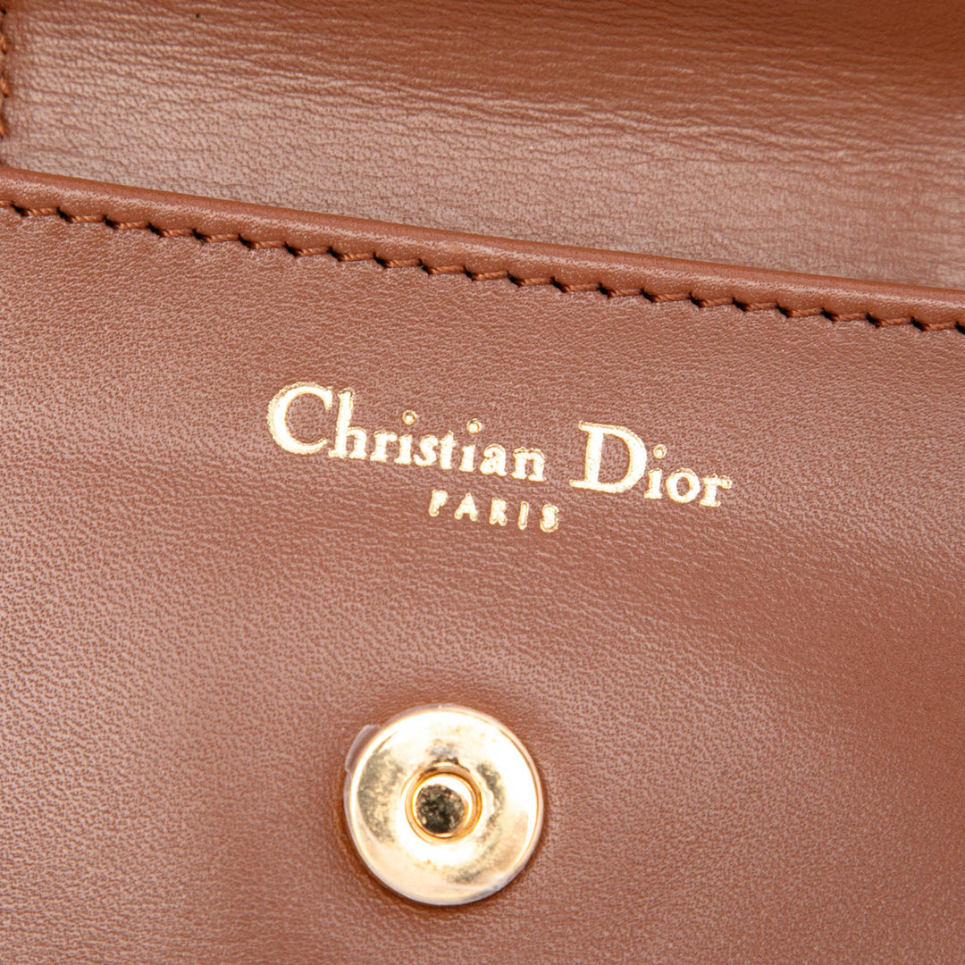 Dior Medium Cuir de veau DiorDouble Sac à chaîne
