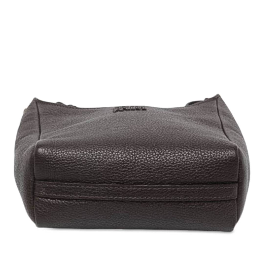 Miu Miu Texturé Sac Marron – vue 3 – GABY PARIS