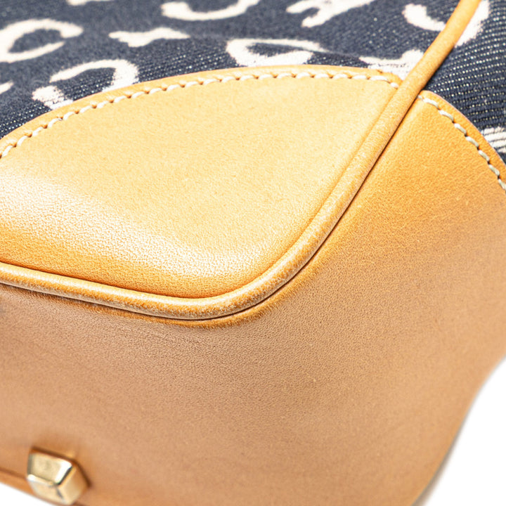C Macadam Denim Handbag Blue - Gaby Paris