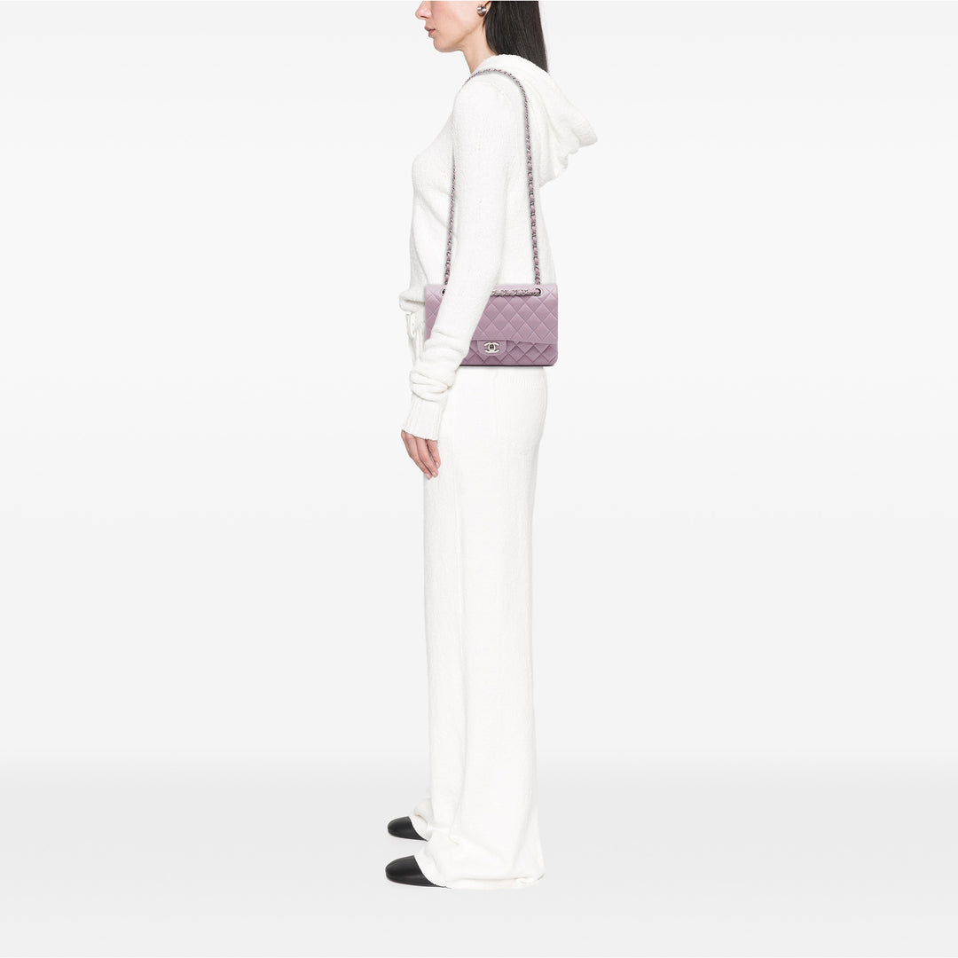 Chanel Medium Classic Cuir d'agneau Double rabat