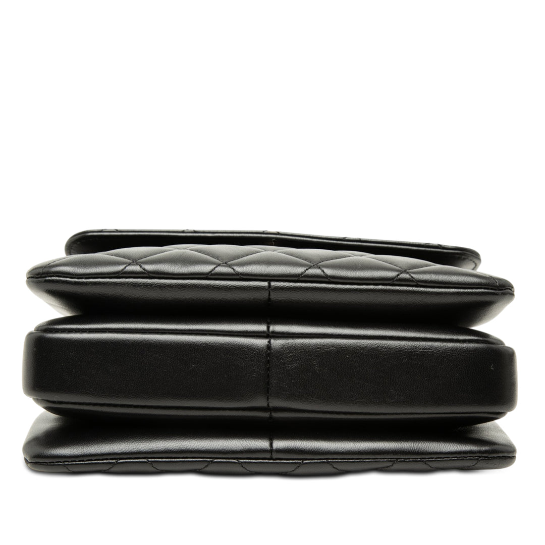 Chanel Mini Matelassé Cuir d’agneau Trendy CC anse supérieure à rabat