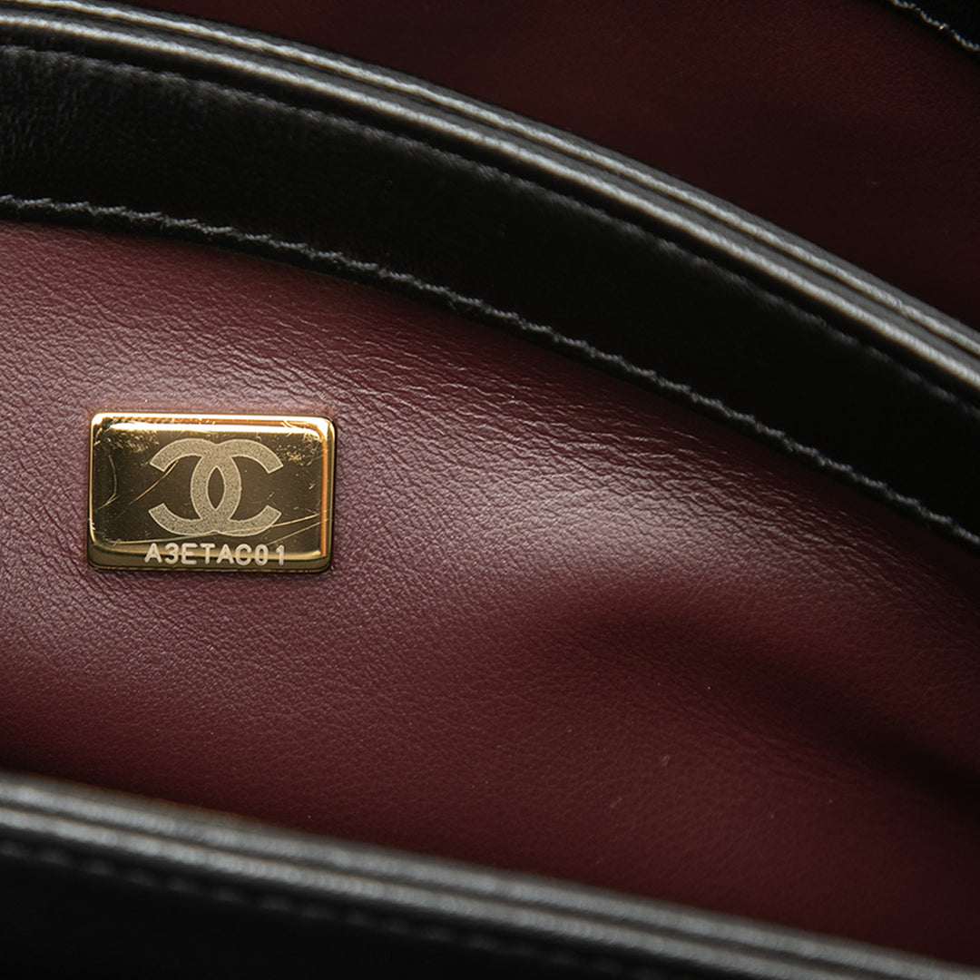 Chanel Mini Matelassé Cuir d’agneau Trendy CC anse supérieure à rabat