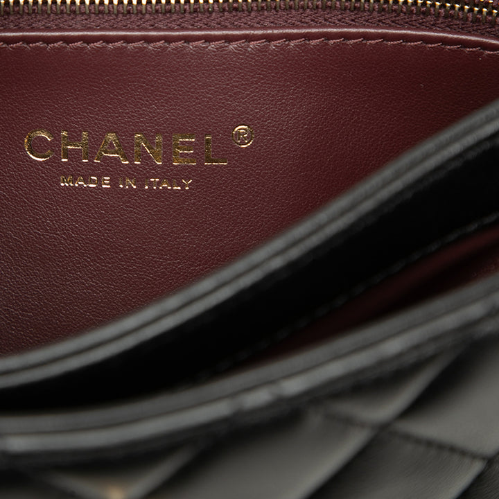 Chanel Mini Matelassé Cuir d’agneau Trendy CC anse supérieure à rabat