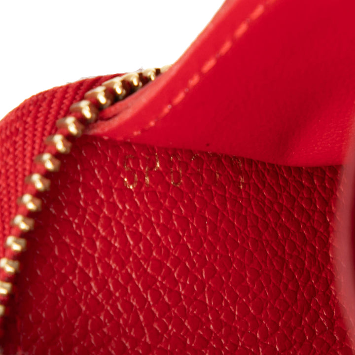 Louis Vuitton Monogram Empreinte Bloom Flowers Clemence Portefeuille