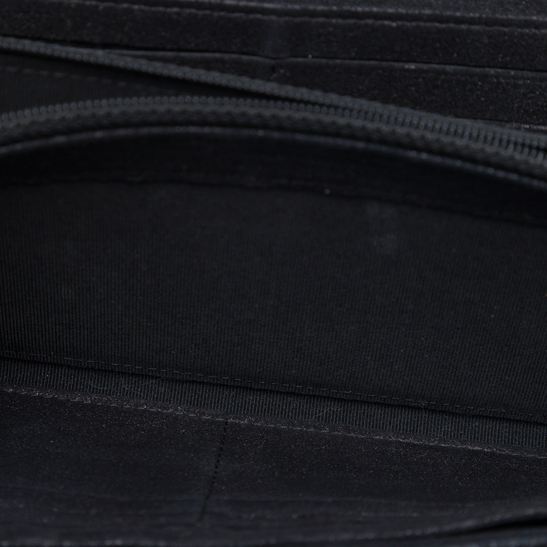 Chanel CC Matelassé Métallisé Wallet on Chain Noir – vue 4 – GABY PARIS