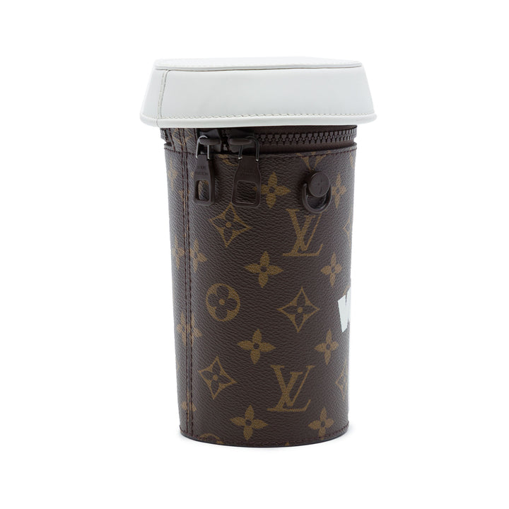 Coffee Cup Pochette Monogram Marron