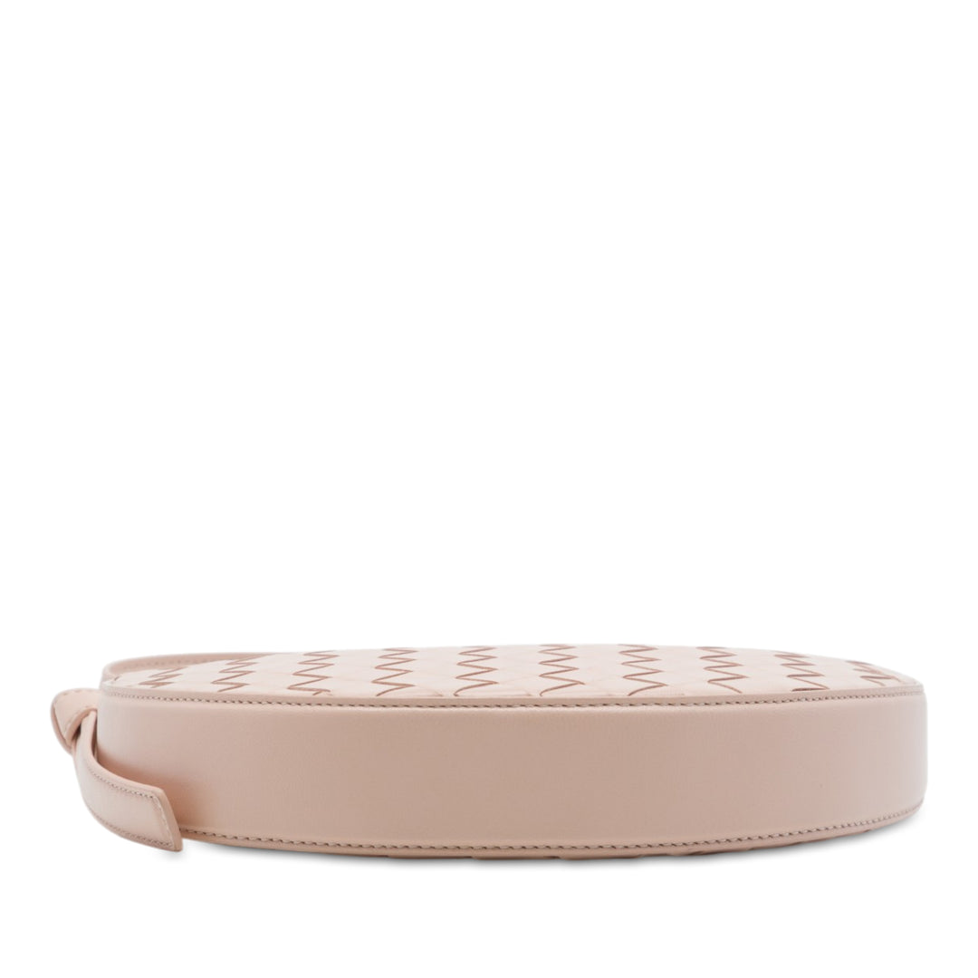 Bottega Veneta Sac porté épaule Intrecciato Sunrise Hobo nappa Mini Rose – vue 3 – GABY PARIS