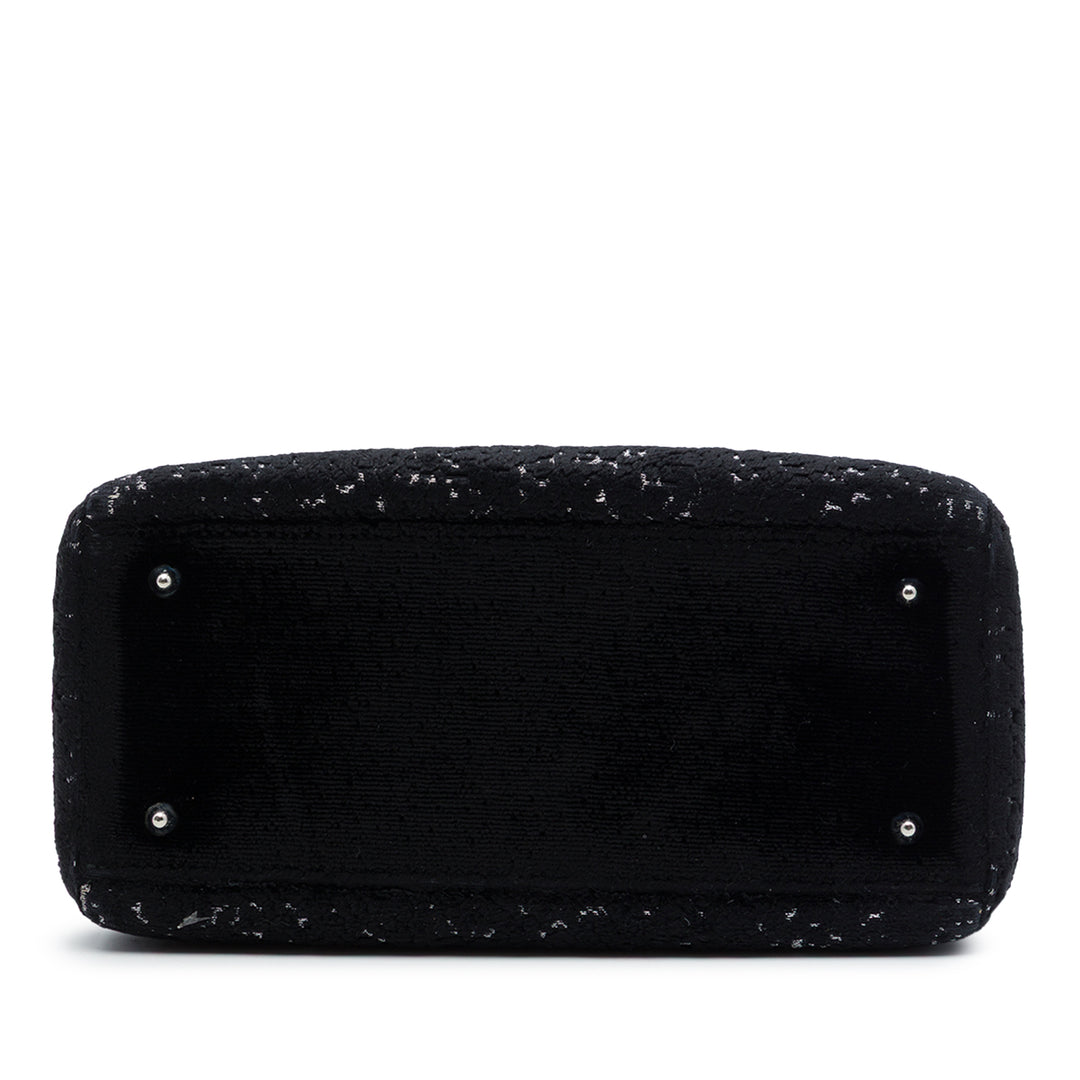 Dior Lame Lady Dior Moyen Noir – vue 3 – GABY PARIS