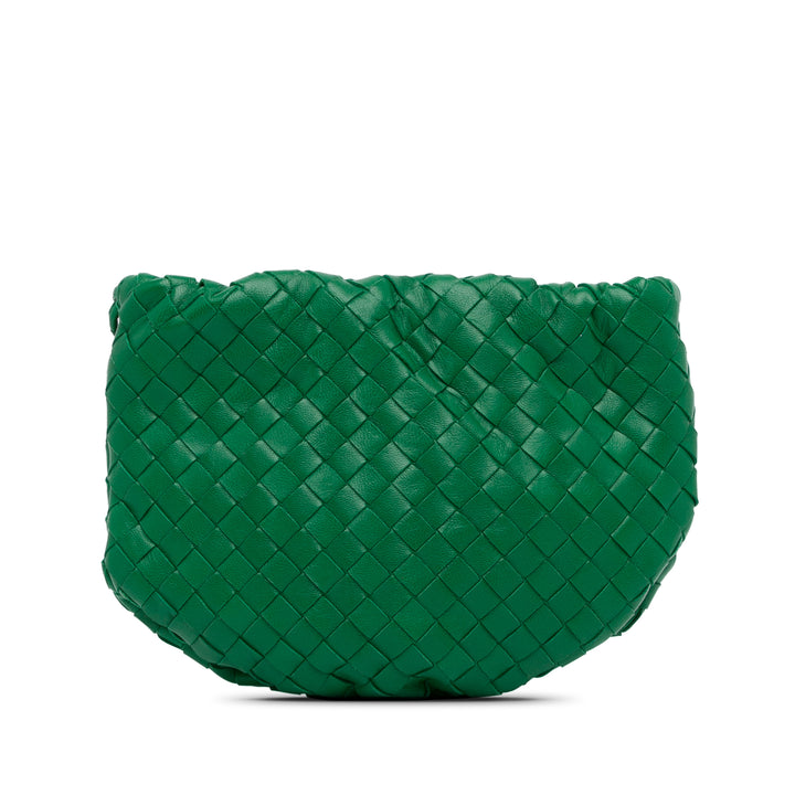 Nappa Intrecciato Mini Bulb Green - Gaby Paris