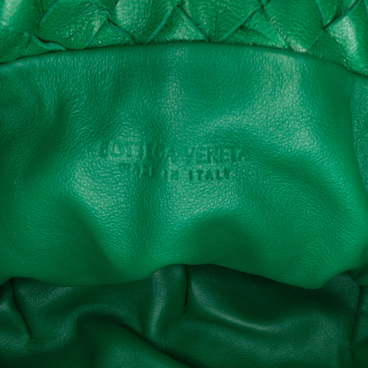 Nappa Intrecciato Mini Bulb Green - Gaby Paris