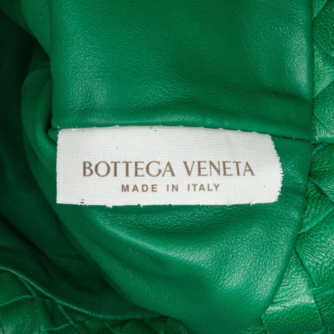 Nappa Intrecciato Mini Bulb Green - Gaby Paris