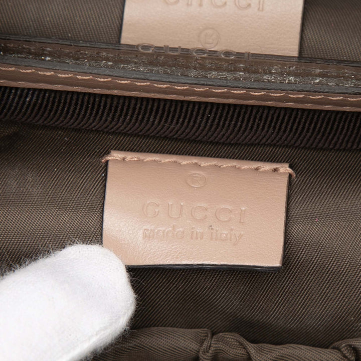Gucci Mini GG Marmont Rond Cuir Vanity