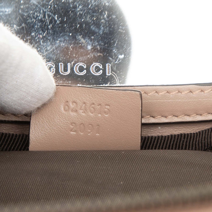 Gucci Mini GG Marmont Rond Cuir Vanity